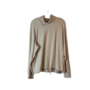 Varley Portland High Neck Midlayer Restore Jersey‎ Pullover Fleece L Drawstring